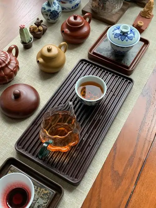 上海品茶工作室（上海高端喝茶工作室）朋友小聚半开放茶席区